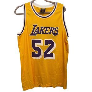 NBA LA  Lakers Jamaal Wilkes #52 Promo Basketball Jersey Size XL